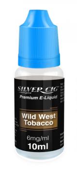 E-Liquid Silver-Cig Wild West Tobacco 6mg Nikotin Tabakgeschmack American Blend